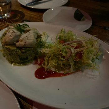 A'Bouzy - I don't remember the name, it was a salad with some select seafood in it. Delish! - Champagne Bars Near Me - Houston, Texas A'Bouzy - I don't remember the name, it was a salad with some select seafood in it. Delish! - Champagne Bars Near Me - Houston, Texas