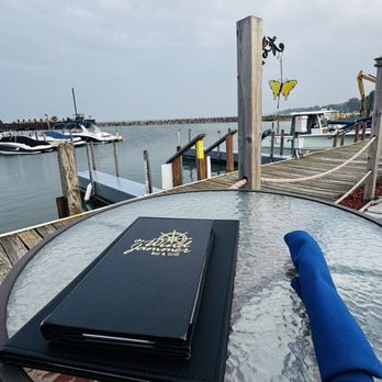The Windjammer Bar and Grill - View from the Patio - Seafood Near Me - Lexington, Michigan