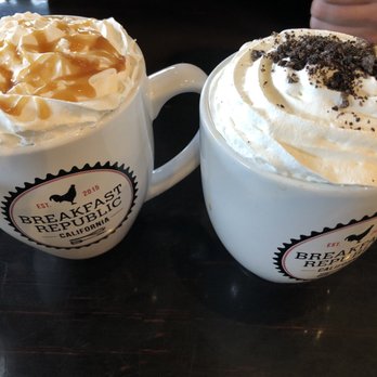 Breakfast Republic - Oreo and salted caramel latte - Breakfast & Brunch Near Me - Encinitas, California Breakfast Republic - Oreo and salted caramel latte - Breakfast & Brunch Near Me - Encinitas, California