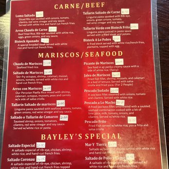 Baileys Peruvian Cuisine - Peruvian Near Me - Whittier, California