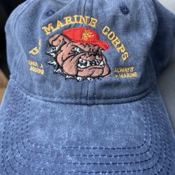 Salmon Embroidery - usmc