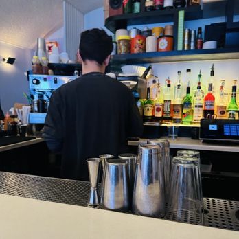 Dimes - Ice coffee in progress - New American Near Me - New York, New York Dimes - Ice coffee in progress - New American Near Me - New York, New York