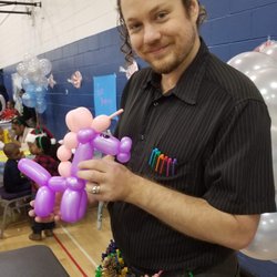 Party Artisans with Dan The Balloon Man - Dan at the A Second Chance, Inc. Holiday Children's Party, 2018
