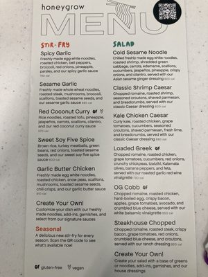 Menu photo 1 honeygrow Fairfax, VA Menu photo 1 honeygrow Fairfax, VA