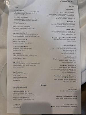 Menu photo 4 Hart House Restaurant Burnaby, BC