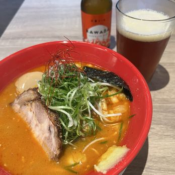 Ramen Mik - Me so hot and the Kawaba Sunrise Ale. - Ramen Near Me - Escondido, California Ramen Mik - Me so hot and the Kawaba Sunrise Ale. - Ramen Near Me - Escondido, California