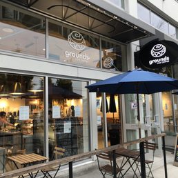 Exterior outside entrance of Grounds For Coffee - Front of coffee shop~ - Vancouver, British Columbia Exterior outside entrance of Grounds For Coffee - Front of coffee shop~ - Vancouver, British Columbia