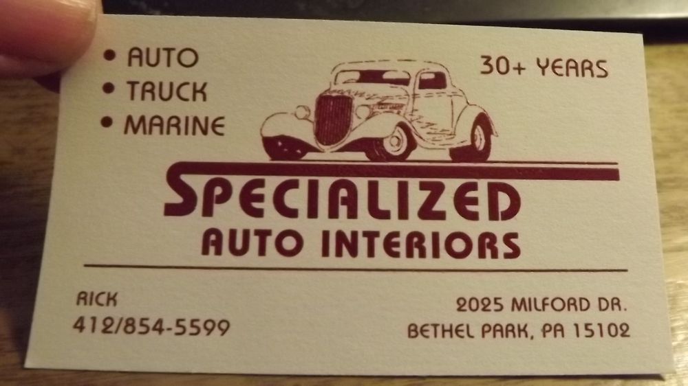 SPECIALIZED AUTO INTERIORS Updated September 2024 2025 Milford Dr