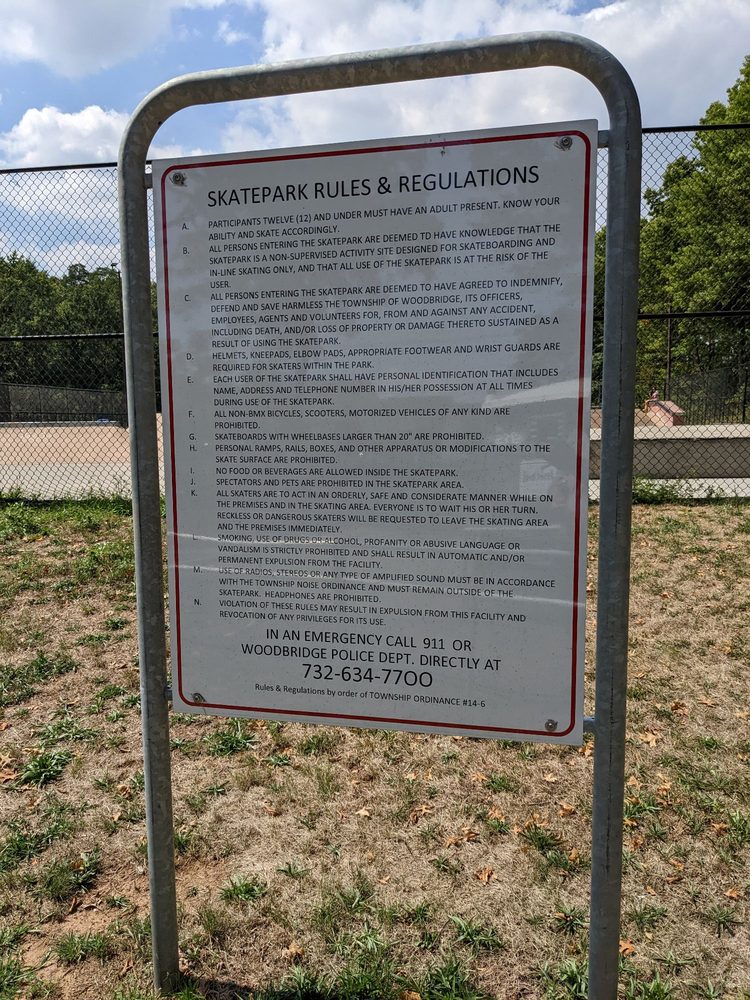 WOODBRIDGE TOWNSHIP SKATEBOARD PARK Updated May 2024 889 Rahway Ave