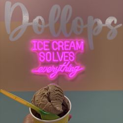 Double 2 Scoops Ice Cream - Double Dark Chocolate & Coffee