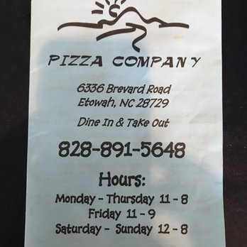 Blue Ridge Pizza Co - Menu cover - Pizza Near Me - Etowah, North Carolina Blue Ridge Pizza Co - Menu cover - Pizza Near Me - Etowah, North Carolina