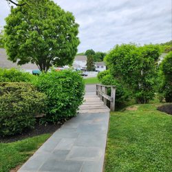 Stony Brook Village Center - There is plenty of greenery at the Stony Brook Village Center.