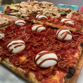 Unregular Pizza - Burrapizza Cafonata ($10.50) - Pizza Near Me - New York, New York Unregular Pizza - Burrapizza Cafonata ($10.50) - Pizza Near Me - New York, New York