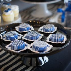 Sugar Addicts Sweets and Treats - Chocolate Covered Oreos for our "Classic Little Man" shower