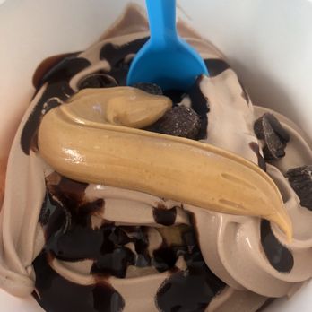 Yogurt Beach - Peanut butter bliss...made by Emily A! Yep I'm on a Yelp date! - Ice Cream & Frozen Yogurt Near Me - Reno, Nevada Yogurt Beach - Peanut butter bliss...made by Emily A! Yep I'm on a Yelp date! - Ice Cream & Frozen Yogurt Near Me - Reno, Nevada