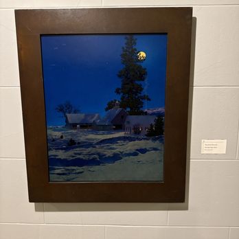 Parkway Central Library - Moonlight Night Winter by Maxfield Parrish - Libraries Near Me - Philadelphia, Pennsylvania