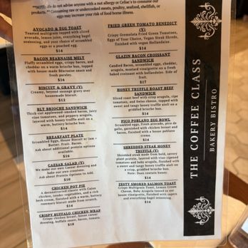 The Coffee Class - Menu - Coffee & Tea Near Me - Las Vegas, Nevada The Coffee Class - Menu - Coffee & Tea Near Me - Las Vegas, Nevada