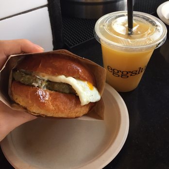 Eggslut - The sausage, egg, and cheese sandwich in all its slutty glory. - Breakfast & Brunch Near Me - Los Angeles, California
