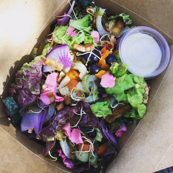 Satellite - Red leaf lettuce, lacinato kale, nuts, edible flowers, leeks, and red lentil, to name a few - Wine Bars Near Me - Santa Barbara, California Satellite - Red leaf lettuce, lacinato kale, nuts, edible flowers, leeks, and red lentil, to name a few - Wine Bars Near Me - Santa Barbara, California