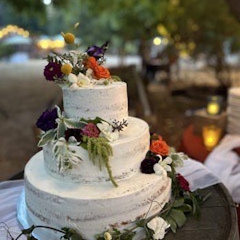 Chefany's Cakes - a three tiered wedding cake - Desserts Near Me Chefany's Cakes - a three tiered wedding cake - Desserts Near Me