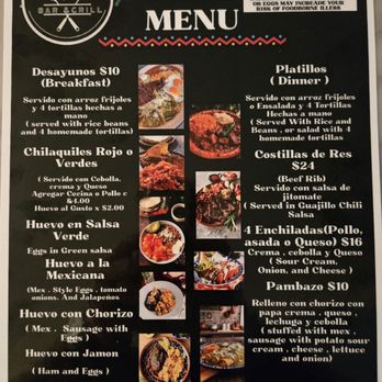 Sanchez Bar and Grill - Menu - Breakfast & Brunch Near Me - Chicago, Illinois Sanchez Bar and Grill - Menu - Breakfast & Brunch Near Me - Chicago, Illinois