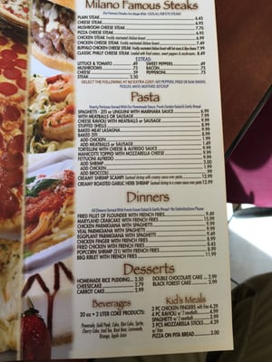 Menu photo 3 Milano Pizzeria New Castle, DE Menu photo 3 Milano Pizzeria New Castle, DE