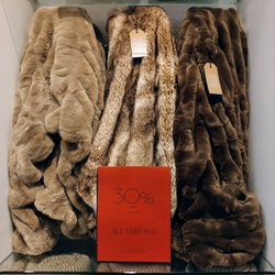 Pottery Barn - Similar faux fur throws as The Delamar Hotel