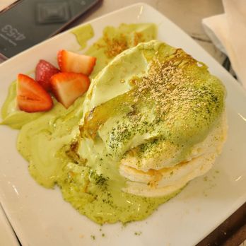 Nostimo Cafe & Tea - Matcha soufflé pancake - Coffee & Tea Near Me - Westminster, California Nostimo Cafe & Tea - Matcha soufflé pancake - Coffee & Tea Near Me - Westminster, California