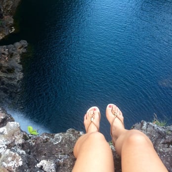Rainbow Falls - Dangling at the edge of the cliff. - Parks Near Me - Hilo, Hawaii Rainbow Falls - Dangling at the edge of the cliff. - Parks Near Me - Hilo, Hawaii