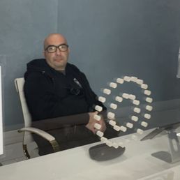 Rent a cop doing more than he's actually paid for. Rent a cop doing more than he's actually paid for.