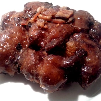 Lucky's Doughnuts - Apple Maple Bacon Fritter - Donuts Near Me - Vancouver, British Columbia