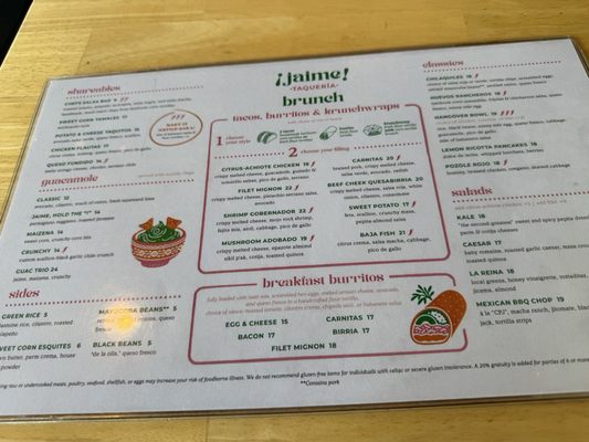 Menu photo 3 ¡Jaime! Taqueria El Segundo, CA Menu photo 3 ¡Jaime! Taqueria El Segundo, CA