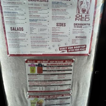Ole Red - Menu - Southern Near Me - Las Vegas, Nevada