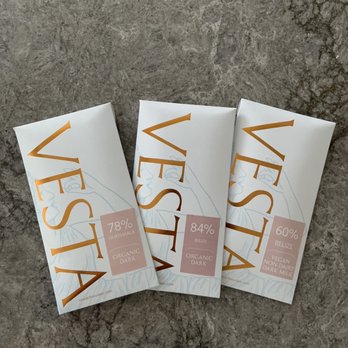 Vesta Chocolate - Chocolate bars - Coffee & Tea Near Me - Upper Montclair, New Jersey Vesta Chocolate - Chocolate bars - Coffee & Tea Near Me - Upper Montclair, New Jersey