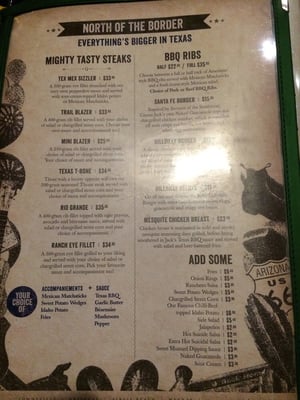 Menu photo 1 Cactus Jack's Redcliffe, QLD