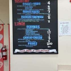 Lou’s Market - Menu Board (01/2025)