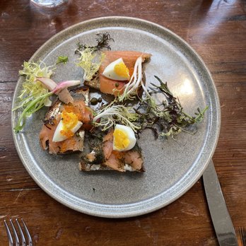Foreign Cinema - Smoked salmon toast - Breakfast & Brunch Near Me - San Francisco, California Foreign Cinema - Smoked salmon toast - Breakfast & Brunch Near Me - San Francisco, California