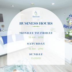 Revive Medical Weight Loss and Wellness - Business hours