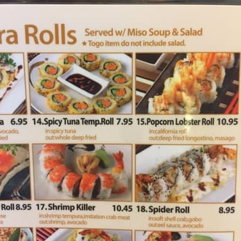 Sushi & Roll - Togo orders do NOT include salad - Sushi Bars Near Me - Covina, California