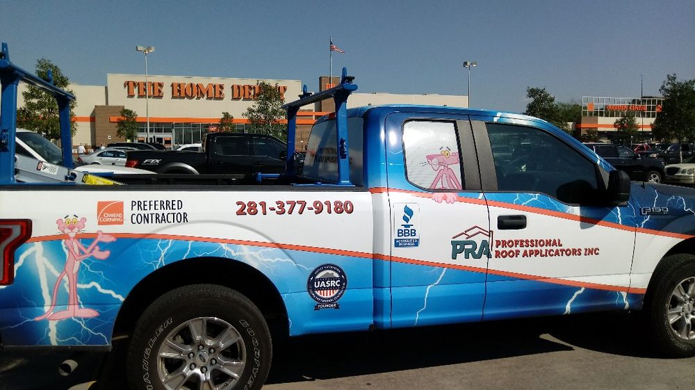 Slide of Professional Roof Applicators