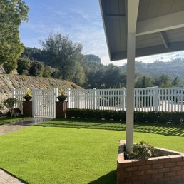 Completed Vinyl Fence Completed Vinyl Fence