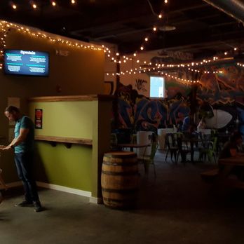 Root Down Brewing - Game room / food order window - Bars Near Me - Phoenixville, Pennsylvania Root Down Brewing - Game room / food order window - Bars Near Me - Phoenixville, Pennsylvania