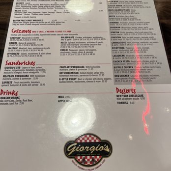 Giorgio's Pizzeria - New menu - Pizza Near Me - San Francisco, California Giorgio's Pizzeria - New menu - Pizza Near Me - San Francisco, California