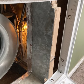 Any Hour Services - Hacked open intake to expand but it leads to nothing and was just damage to the house... - Heating & Air Conditioning/HVAC Near Me - Orem, Utah