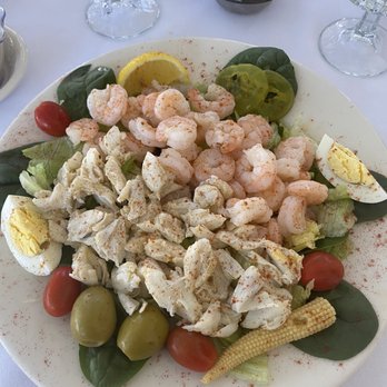 Mary Mahoneys - Shrimp And Lump Crabmeat salad.  More than I could eat. - Venues & Event Spaces Near Me - Biloxi, Mississippi