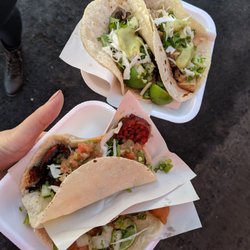 La Cabaña de Pancho Villa - Carne asada, chorizo, pollo and pescado tacos - $6 total!