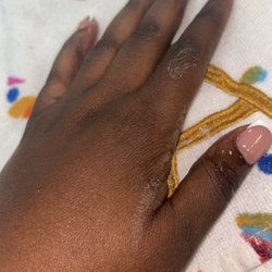Modern Nail Spa & Day Bar - Look how sloppy!!! I'm never going back to modern nails