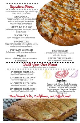 Menu photo 1 Pizza Pro Marks, MS Menu photo 1 Pizza Pro Marks, MS