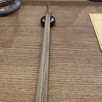 MÄS - a pair of chopsticks on a table - New American Near Me - Ashland, Oregon