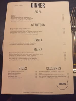 Menu photo 2 Angelina's Dublin, D